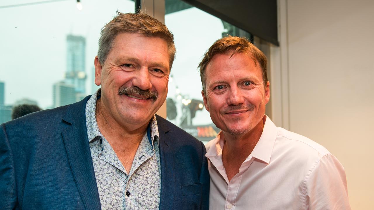 Brian Taylor and James Brayshaw. Picture: SCA/SUPPLIED