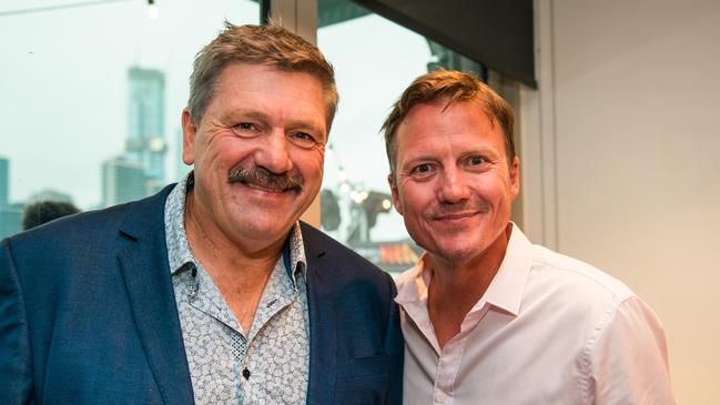 Brian Taylor and James Brayshaw. Picture: SCA/SUPPLIED