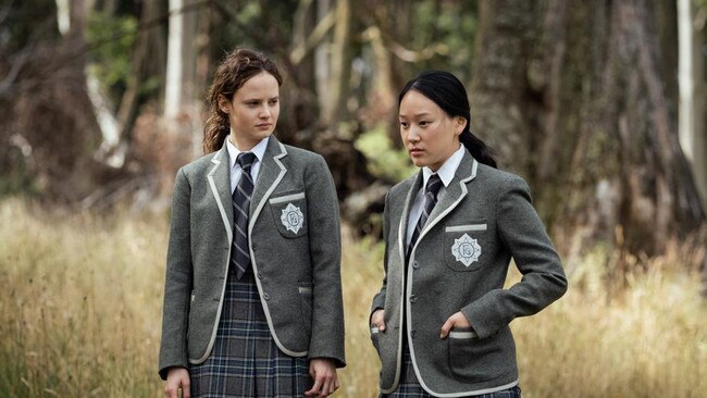 Yerin Ha and Jana McKinnon in Bad Behaviour. Picture: Stan