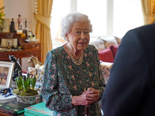 Britain's Queen Elizabeth II at Windsor Castle. Picture: Steve Parsons/AFP