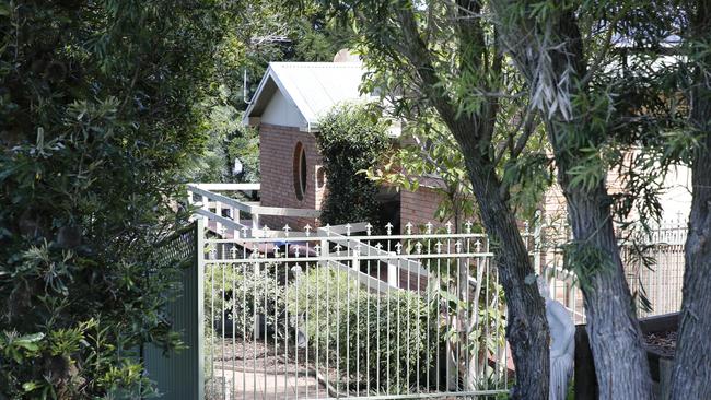 A rural property in Tenambit which was part of part of police raids on bikies in the Hunter Valley. Picture: AAP Image/Darren Pateman