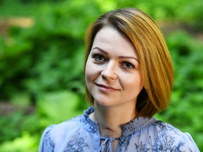 Yulia Skripal, who was poisoned along with her father, Russian spy Sergei Skripal. Picture: AFP