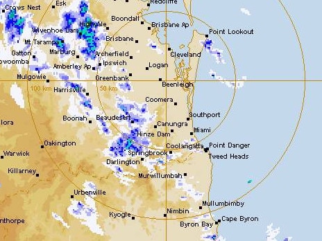 Heavy rainfall is expected in southeast Queensland which could lead to severe weather in the Northern Rivers this week. Picture: Bureau of Meteorology.