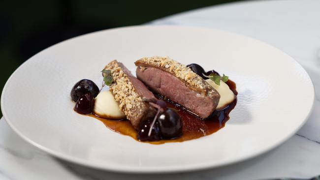 The roast duck breast. Picture: David Kelly