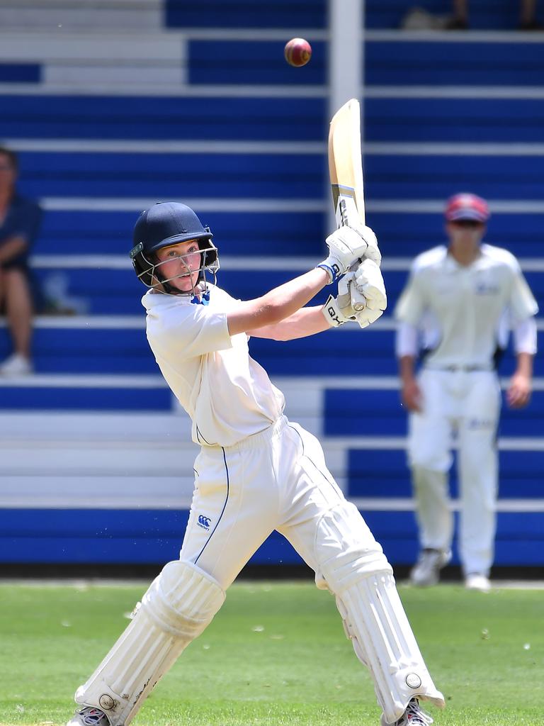 Nudgee batsman Kane Neilsen. Picture, John Gass