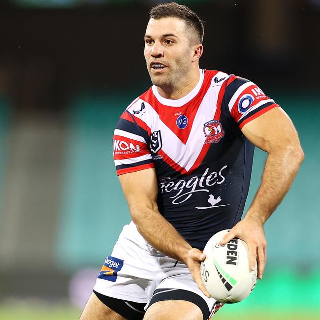 Is James Tedesco back to his best, the Broncos are hoping not. Picture: Mark Kolbe/Getty Images