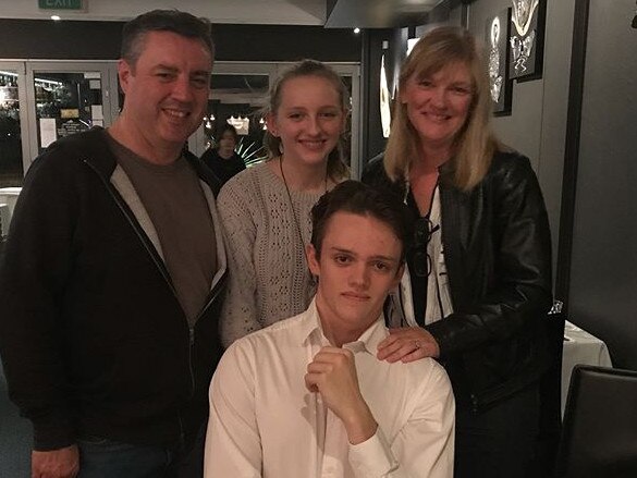 Anthony and Kristine Langford, with their children Jesse and Winona. Picture: Instagram