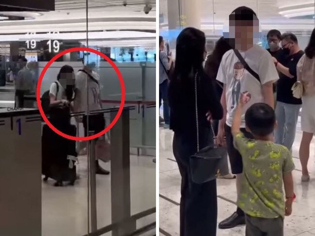 Wife busts husband with ‘mistress’ at airport