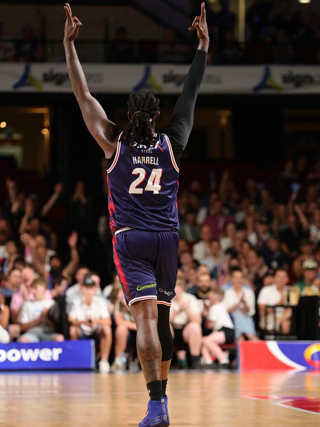 Montrezl Harrell made a successful return from suspension. Picture: Sarah Reed/Getty Images