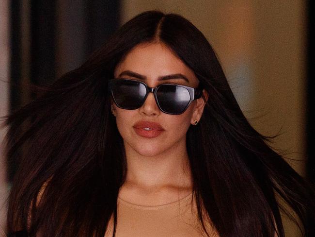 SYDNEY, AUSTRALIA - NewsWire Photos AUGUST 2, 2023:Sara Daizli leaves the Downing Centre local court on Wednesday. The former bank employee who has been accused of masterminding a massive fraud scheme. Picture: NCA NewsWire / Nikki Short