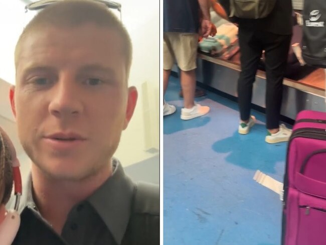 Athlete sparks furious airport debate