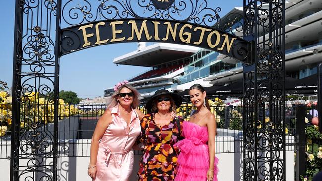 Punters bask in the sunshine. Picture: Mark Stewart