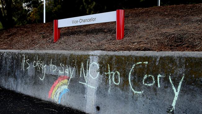 Students at the University of Tasmania boycotted a Coalition for Marriage rally held on campus. (Pic: Sam Rosewarne.)