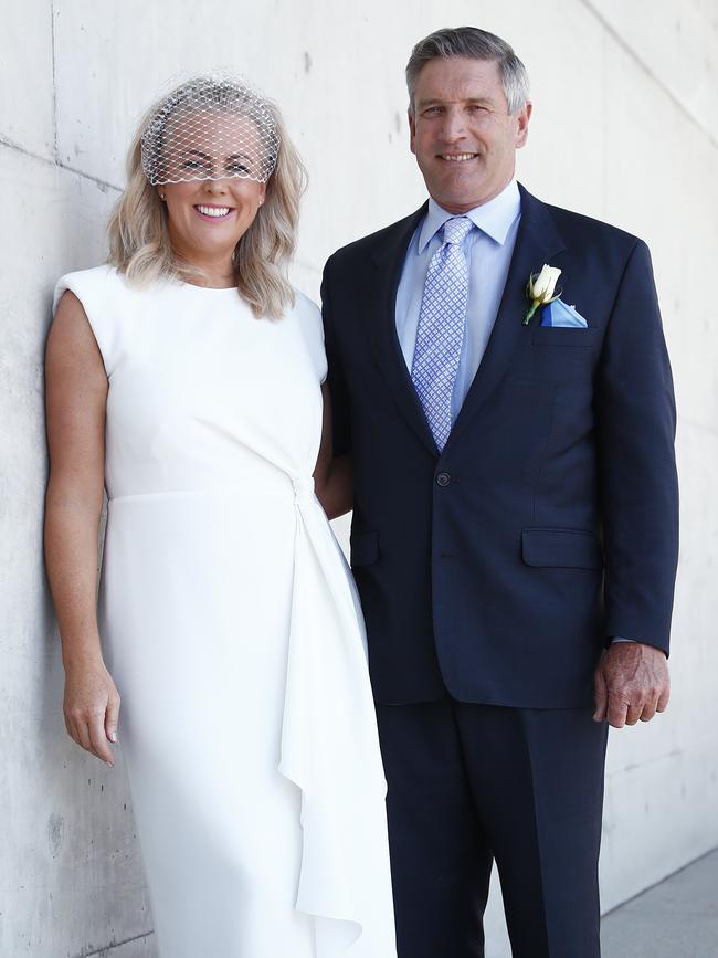 Samantha Armytage with Richard Lavender. Picture: Sam Ruttyn