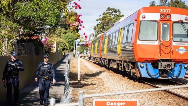 Train services were interrupted on Tuesday. Picture: Tom Huntley