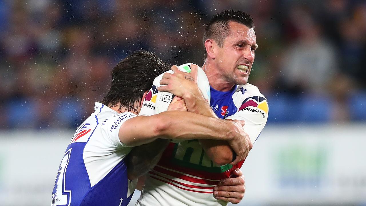 He’s signed to Newcastle until the end of 2022 but Mitch Pearce is in demand in the Super League. Picture: Getty Images.