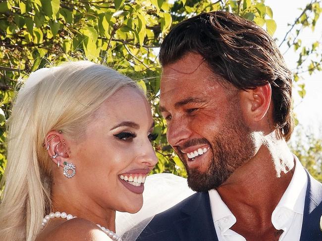 Supplied images of Married at First Sight contestants Sam and Elizabeth. Pic: Nigel Wright / Channel Nine.