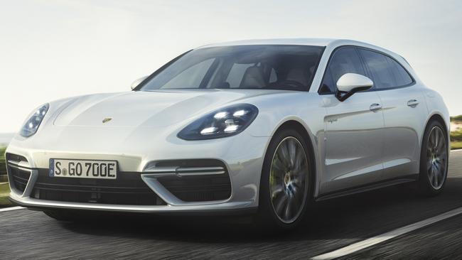 Potent: Porsche’s Panamera Turbo S E-Hybrid Sport Turismo.