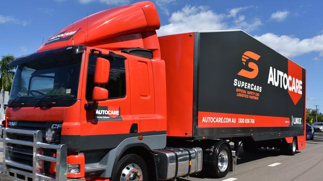 V8 Supercars annual Transporter Parade in Townsville on July 4.