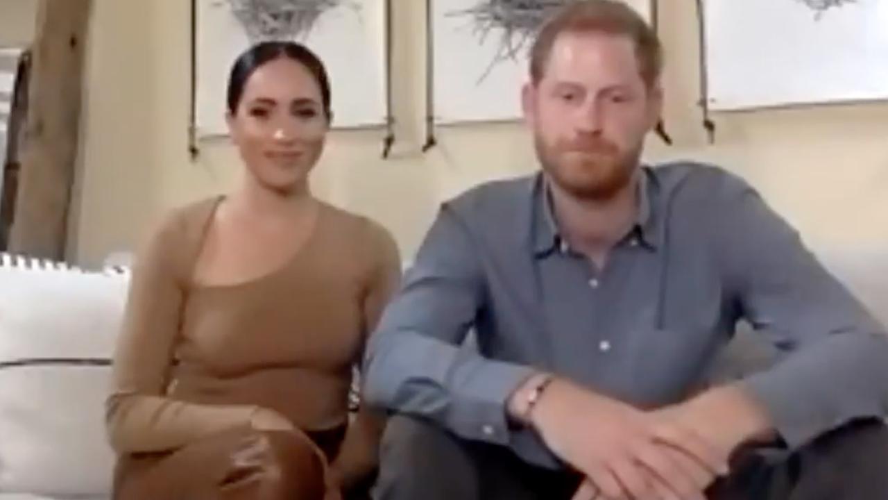 Meghan and Harry discussing structural racism in the UK. Picture: Evening Standard
