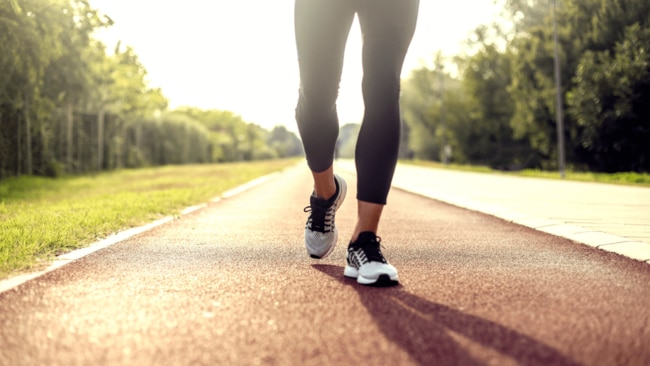 Walking is a low-impact exercise that still helps you to burn calories.