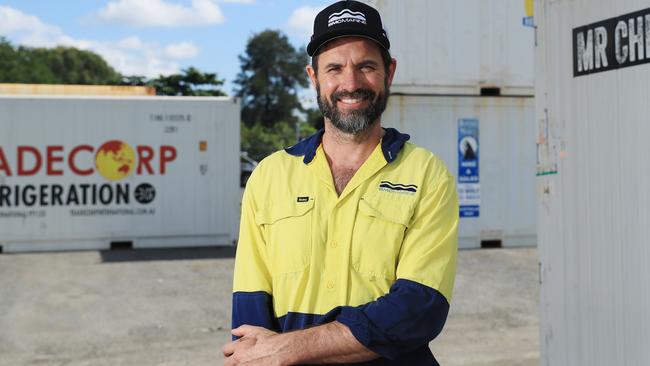 Owner of Sydney-based SMC Marine Peter Philipp will call Cairns home for the next ten months as the $28m project is due for completion in February 2023. Picture: Brendan Radke