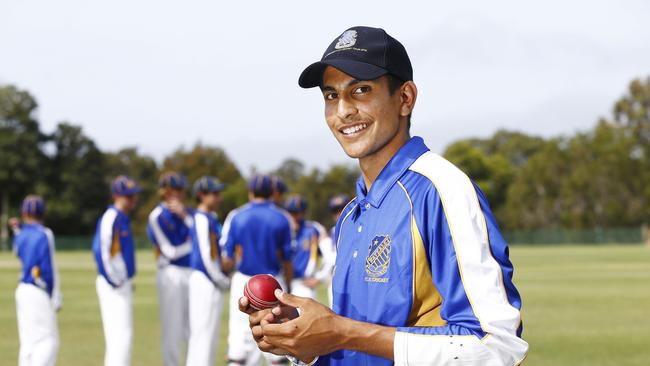 Jason Sangha is one of the youngest players ever contracted by New South Wales, signing a professional contract while still a schoolboy. Picture: John Appleyard