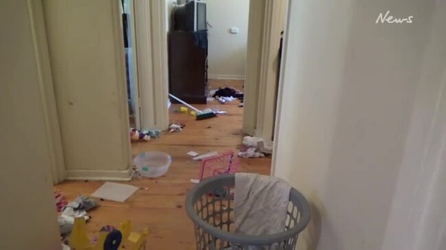 Video of squalid house where dead child lived