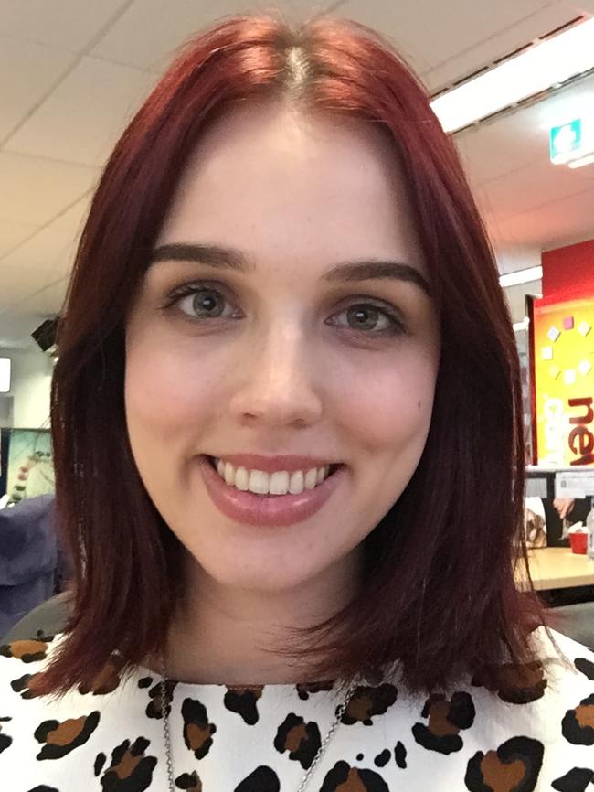 Original image of news.com.au journalist Rebecca Sullivan