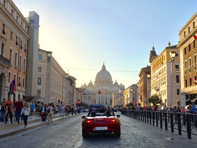 EMBARGO FOR TWAM 13 NOV 2021. FEE APPLIESMazda MX-5 in Rome. Source: Supplied