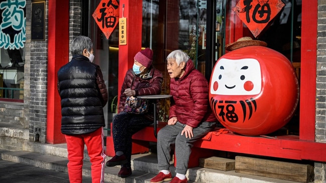 The retirement age for women will eventually rise to 55 for blue-collar workers and 58 for white-collar workers. Picture: Jade Gao/AFP/Getty Images