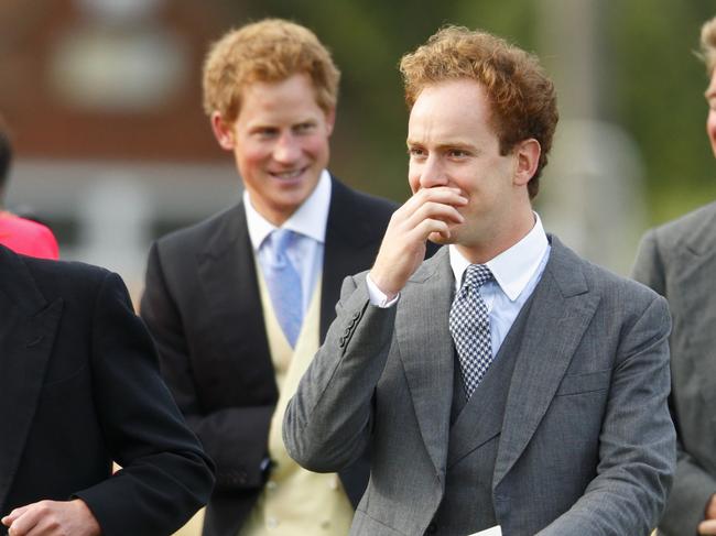 Prince Harry and Tom “Skippy” Inskip were best friends for years. Picture: Getty Images