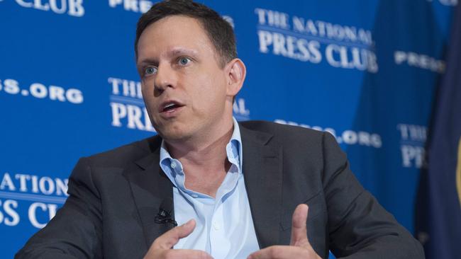 Peter Thiel, PayPal founder-turned-venture-capitalist.