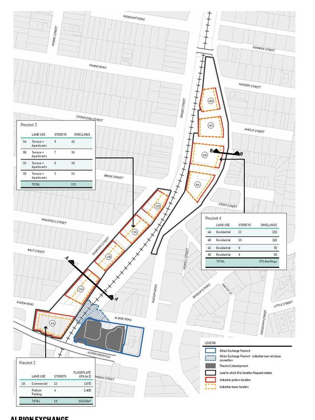 Geon Property's Albion Exchange masterplan application has been lodged with Brisbane City Council. Urbis compiled the Variation Request Package.