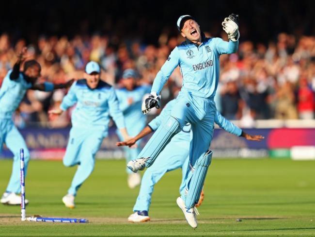 Joy unconfined for England after their first ever World Cup win.