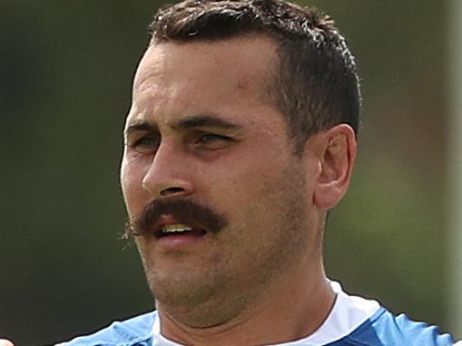 Reagan Campbell-Gillard during Parramatta NRL training at Kellyville Park, Kellyville. Picture: Brett Costello