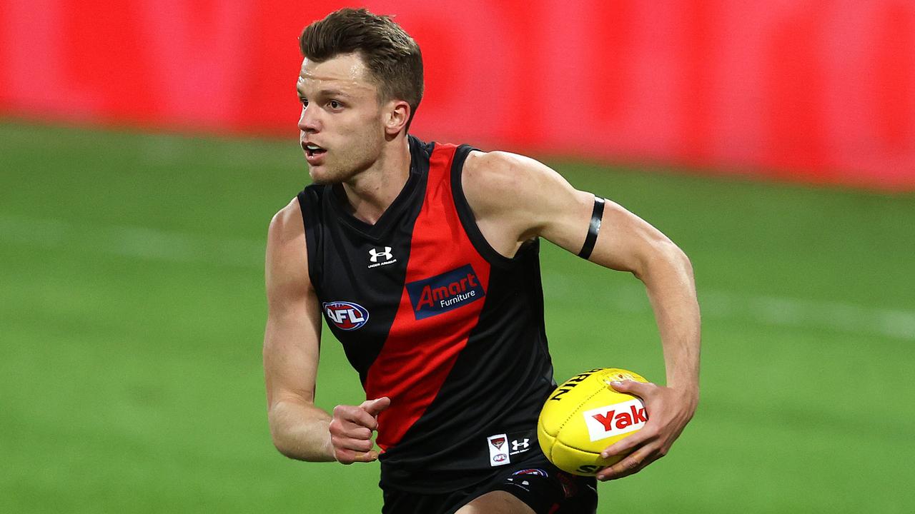 AFL: Essendon best and fairest winner Jordan Ridley has recommitted