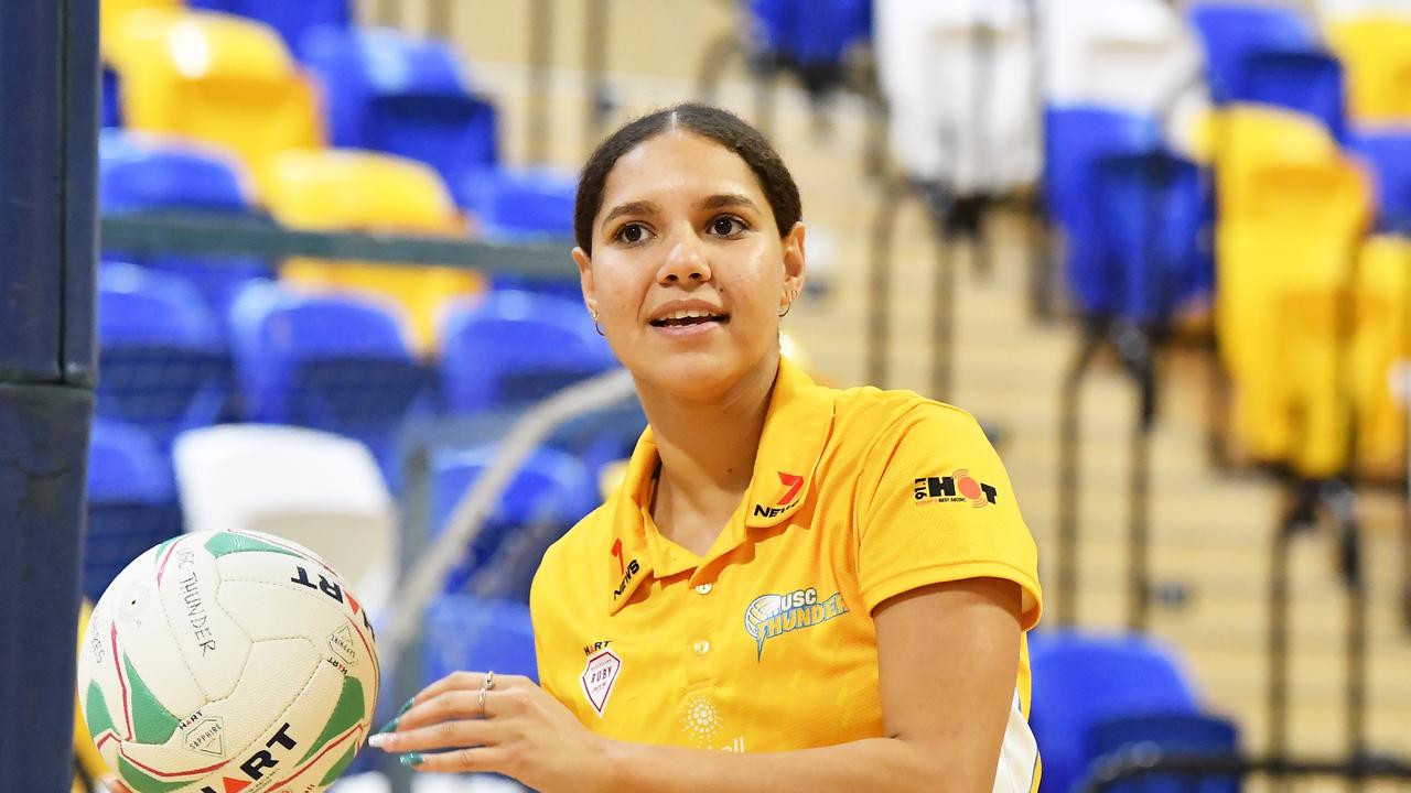 USC Thunder’s Sarah Harris was selected in Netaball Australia excellence squads for respective age groups. Photo Patrick Woods / Sunshine Coast Daily.