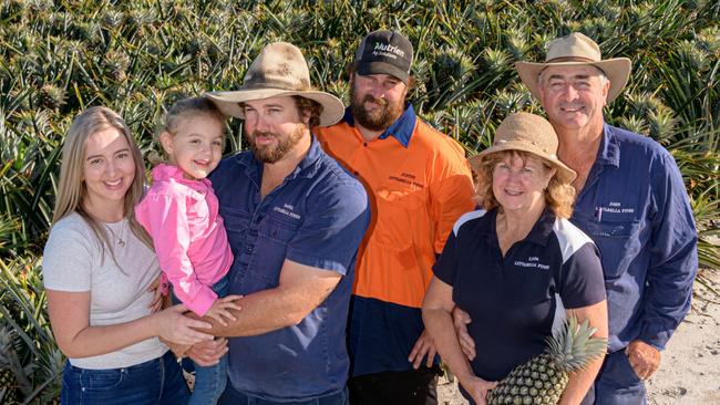 Steemson family of Littabella Pines. Picture: Paul Beutel