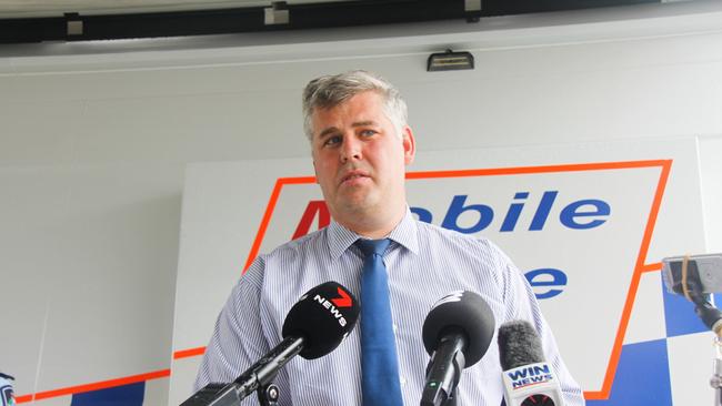 Minister for Police and Corrective Services Mark Ryan in Cairns earlier this year. Picture: Alison Paterson