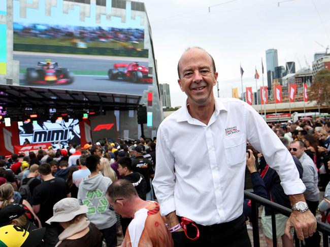 13/03/2019 Australian Grand Prix Corporation CEO Andrew Westacott at the Grand Prix launch in Federation SquarePicture : David Geraghty / The Australian.