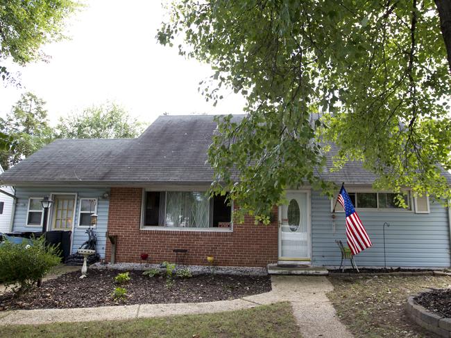 Harold Thomas Martin III’s house in Glen Burnie, Maryland. Picture: AP/Jose Luis Magana