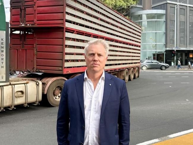 Lord mayoral candidate Arron Wood last week called for livestock trucks to be taken off City Rd, Southbank.