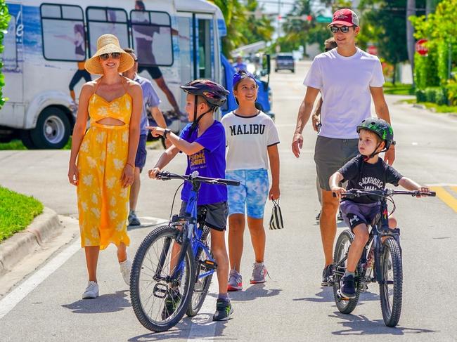 Ivanka appears to be enjoying her new low-key family life in Florida. Picture: Backgrid