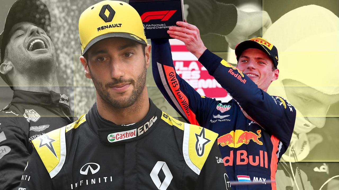 Daniel Ricciardo and Max Verstappen have had a very different last 12 months.