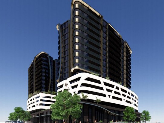 Wollongong City Council last week received a proposal for the construction of 273 apartments across two residential towers incorporating space for cafes, a supermarket, office space and a child care centre on the corner of Atchison and Kenny Streets, in Wollongong’s CBD.  Picture: supplied.