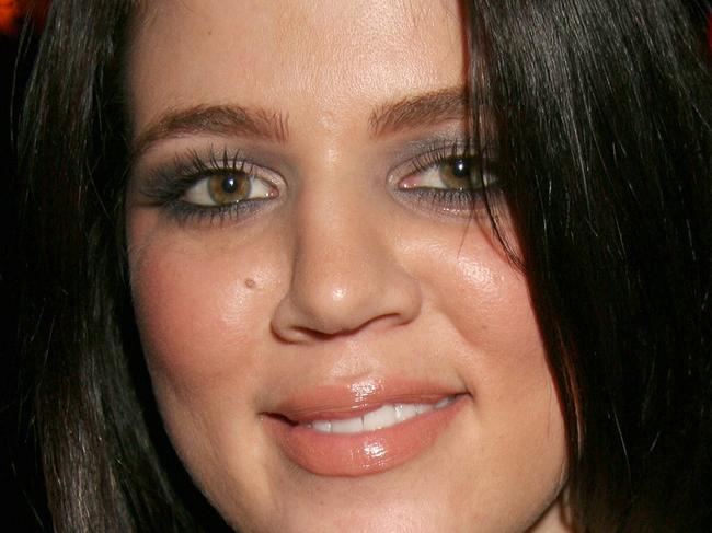 A very different looking, younger, Khloe Kardashian. Picture: FilmMagic)