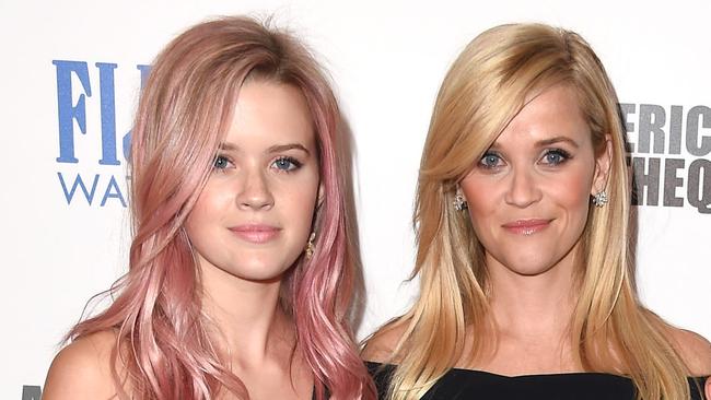 Actress Reese Witherspoon and her daughter Ava Phillippe attend the 29th American Cinematheque Award honouring the Legally Blonde star.