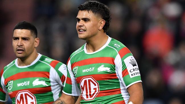 NRL 2022 RD17 NEWCASTLE KNIGHTS V SOUTH SYDNEY RABBITOHS - CODY WALKER LATRELL MITCHELL