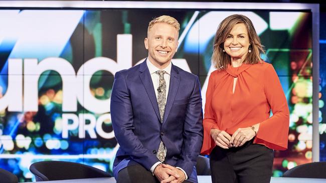 Hamish Macdonald pictured with Lisa Wilkinson.